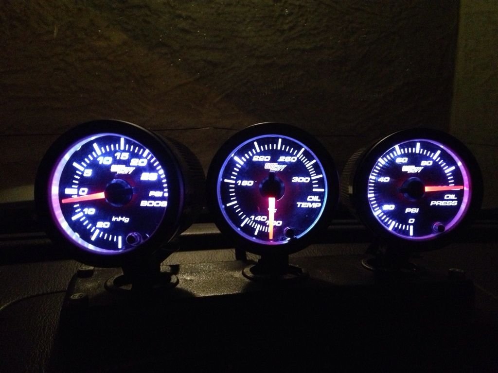 FS (For Sale) Glowshift gauges (3) w/pod NASIOC