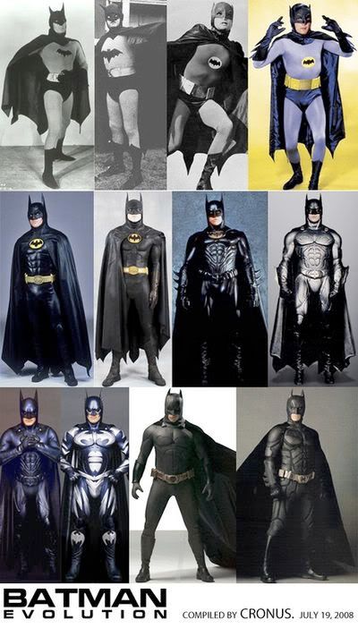 batman evolution