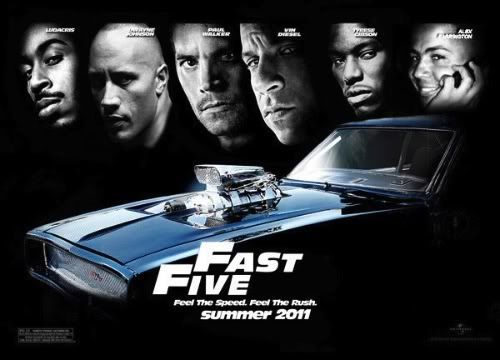 the fast five poster. fast five poster pre release