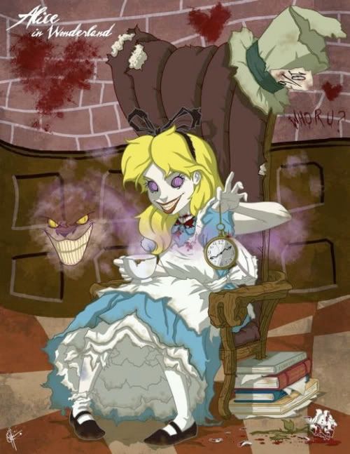 horror alice in wonderland