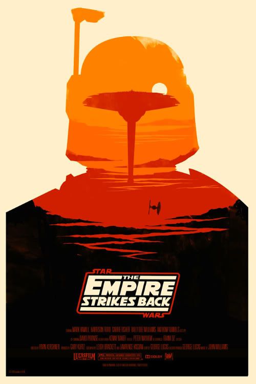 olly moss star wars the empire strikes back poster