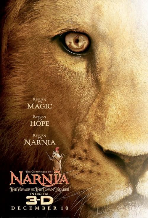 the chronicles of narnia the voyage of the dawn treader poster