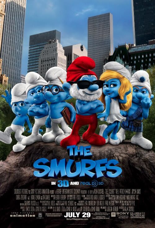 the smurfs movie poster