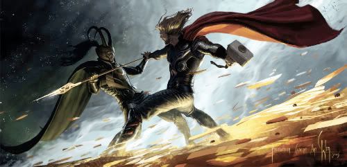 thor poster production concept art