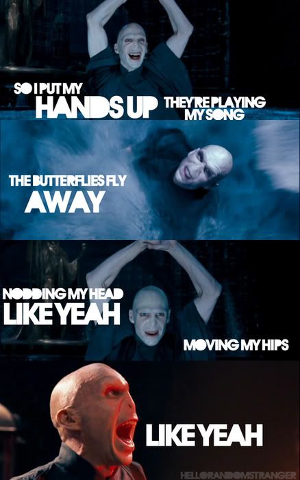 voldemort singing miley cyrus party in the usa