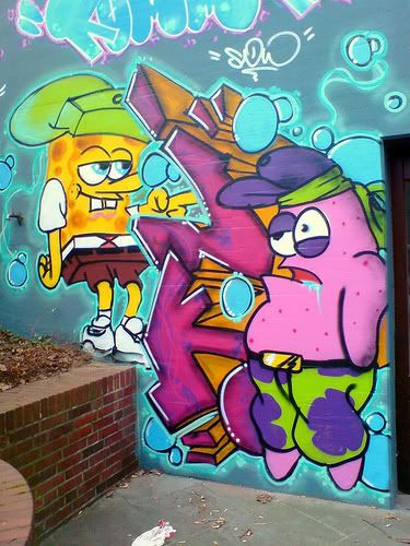 Spongebob In Graffiti