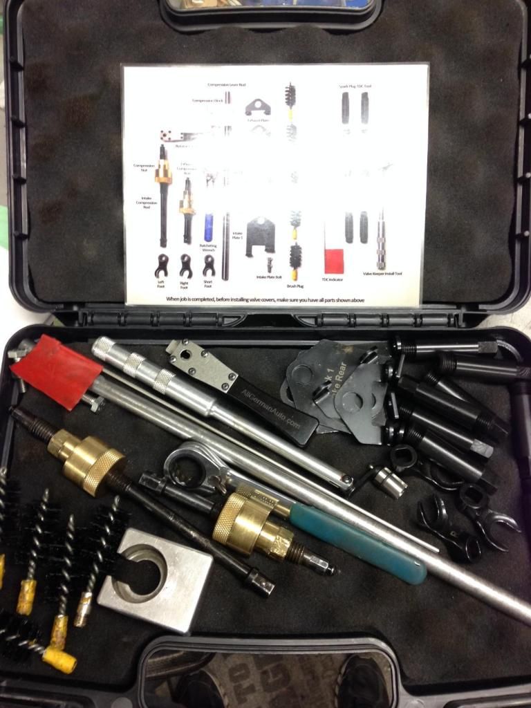 FS AGA N62 Valve Stem Seal Complete Tool Kit All German Auto 550