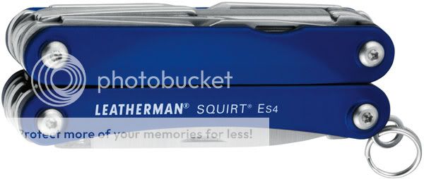 Specifications Leatherman 831201 Blue ES4 Squirt with Scissors