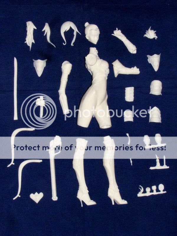 Hattori Kiriko Enka Oudo Dai Shogun 1 6 Unpainted Figure Model Resin
